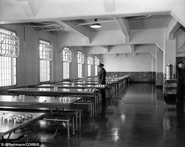sala da pranzo alcatraz