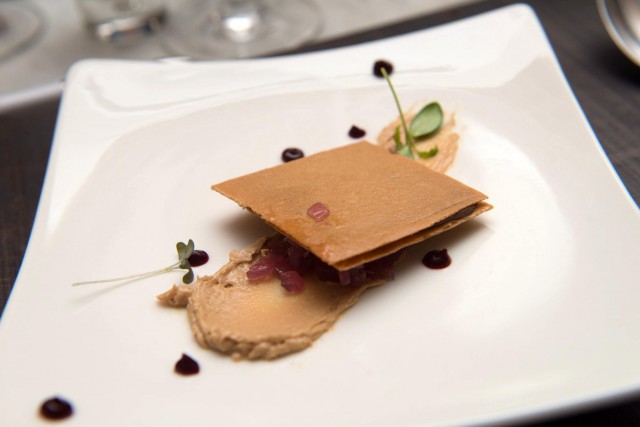 wafer foie gras