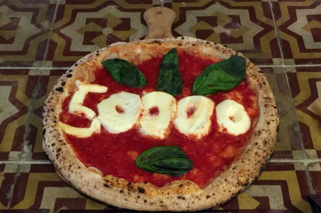 pizza Unesco 50 mila