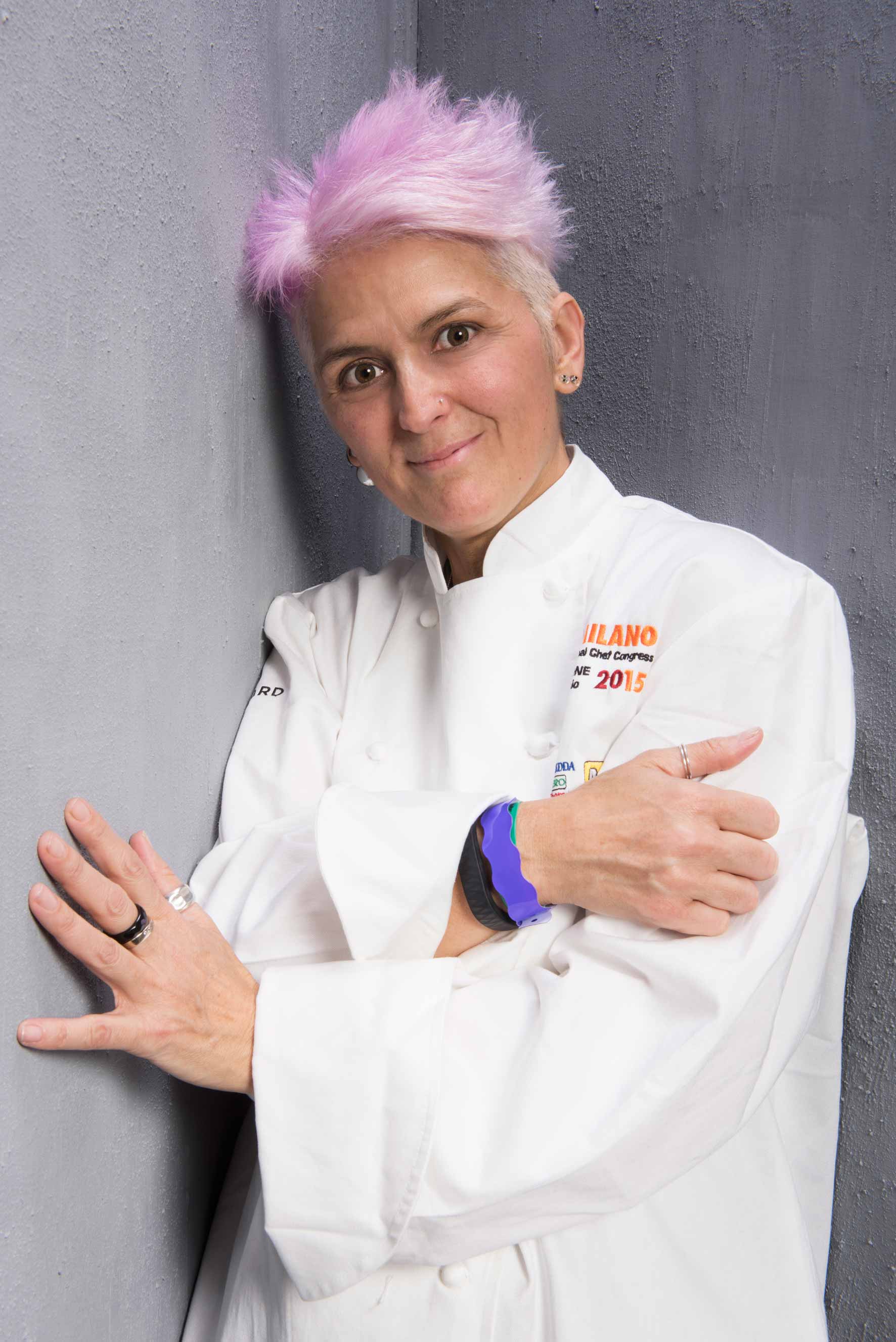 Cristina Bowerman chef del ristorante Glass Hostaria a Trastevere, una stella Michelin