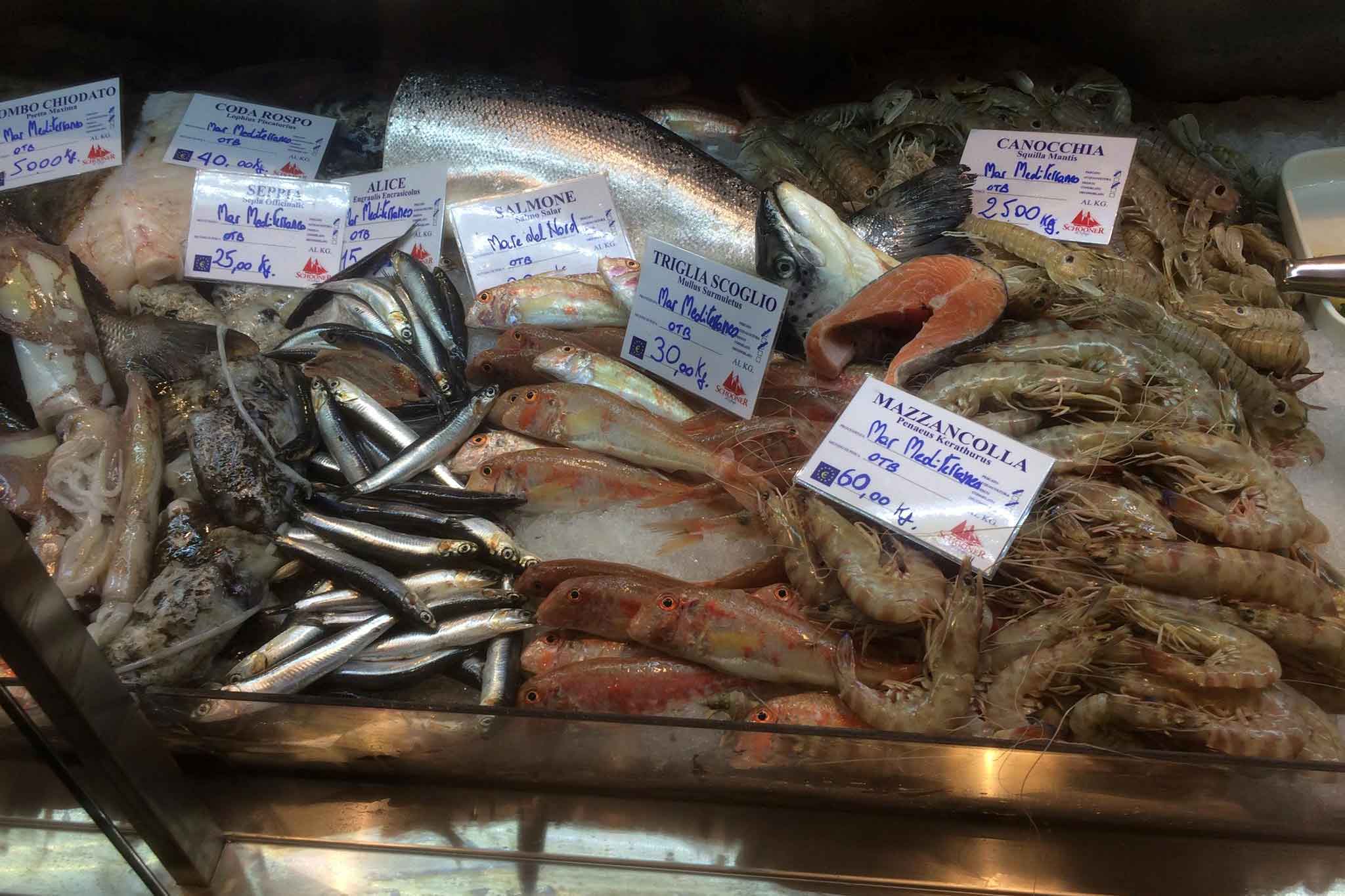 pescheria Mercato del Suffragio Milano