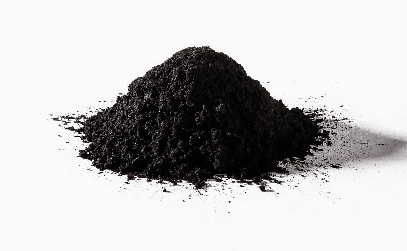 carbone vegetale in polvere