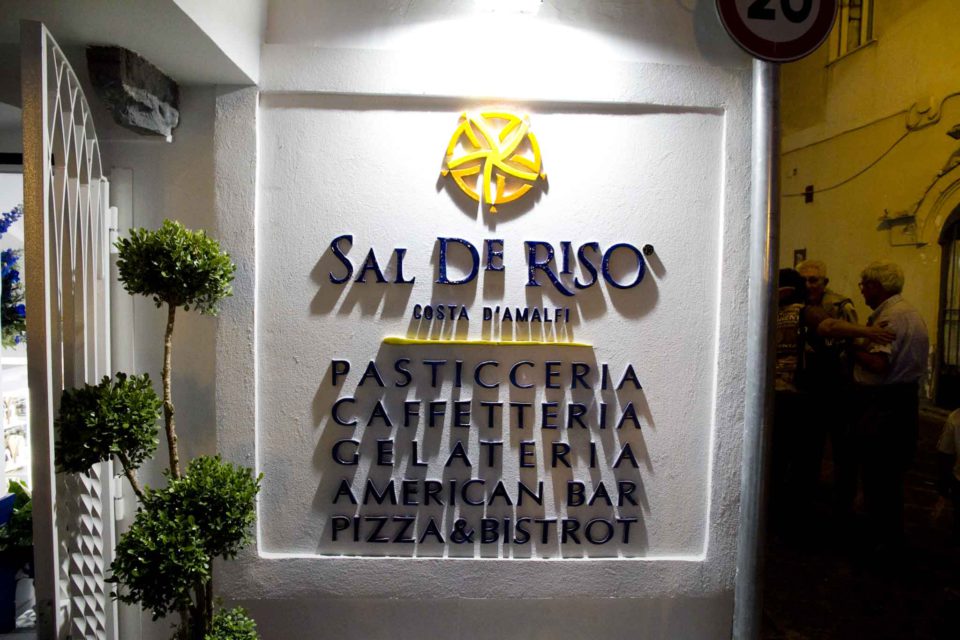 Sal De Riso pasticceria caffetteria gelateria american bar pizza bistrot Minori