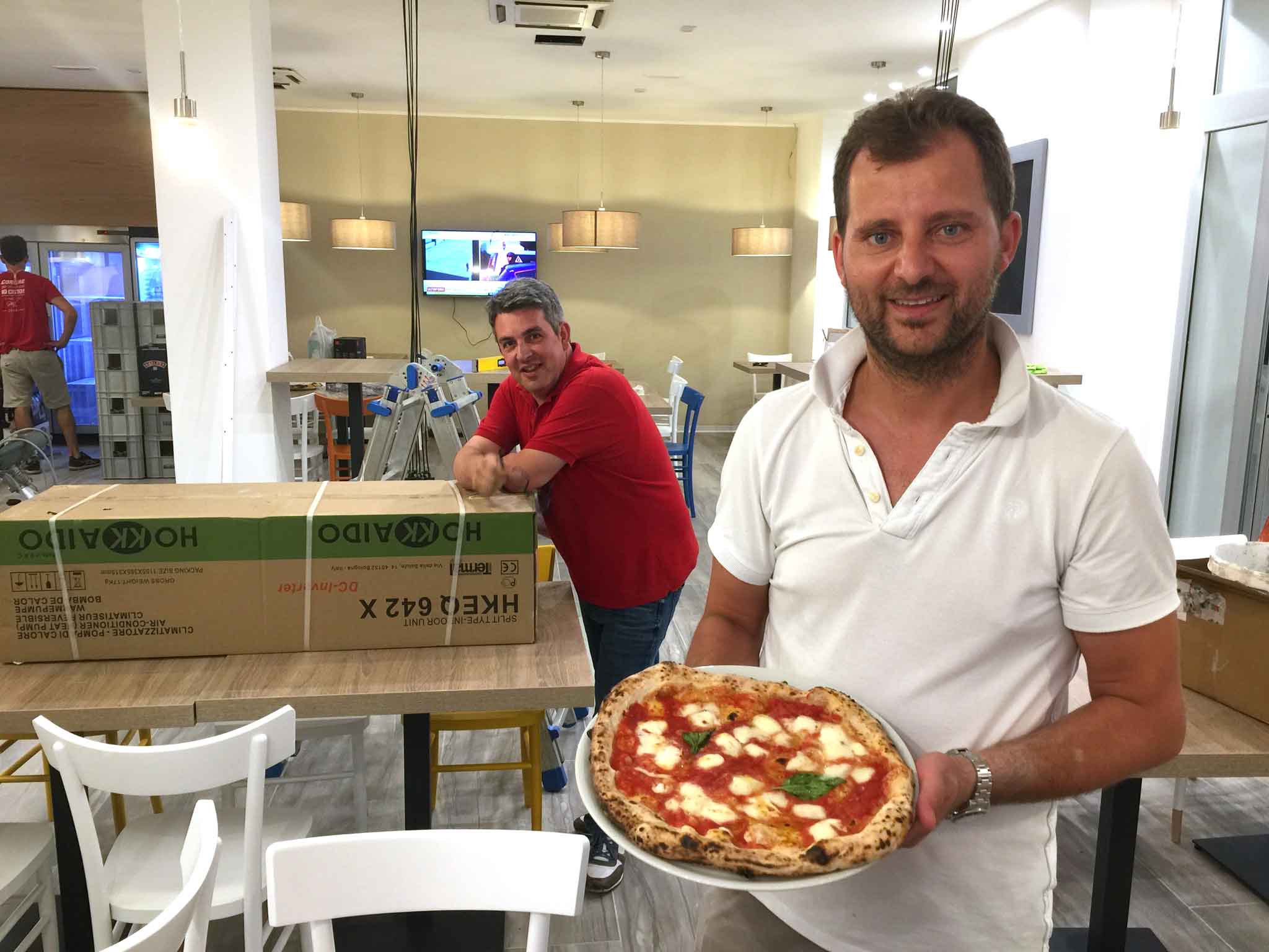 Paolo De Simone e la pizza margherita