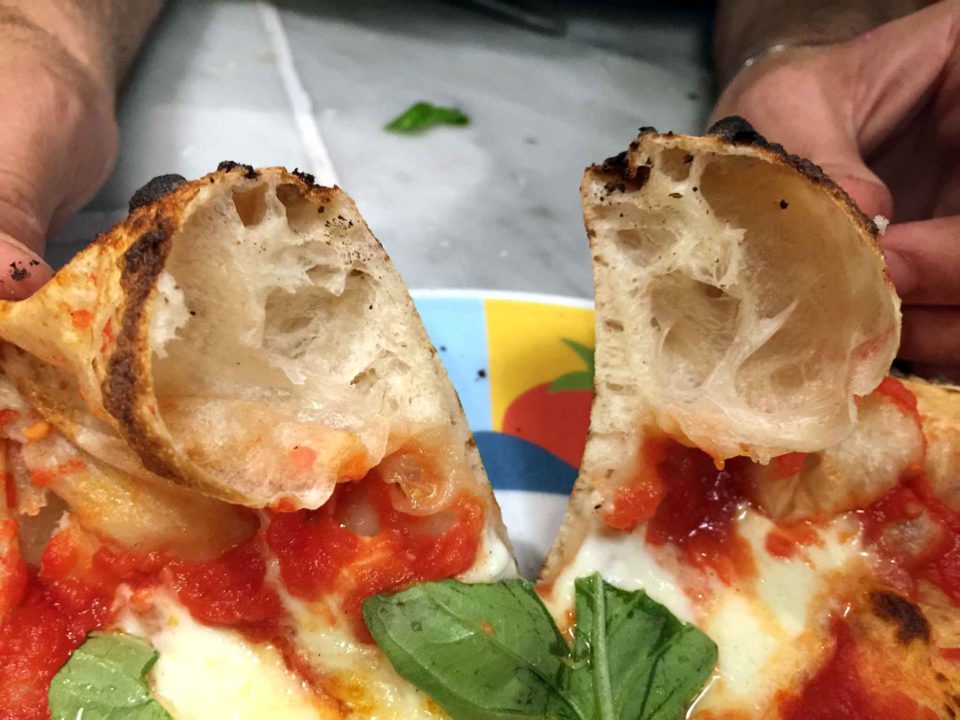 cornicione alveolato pizza Vincenzo Capuano