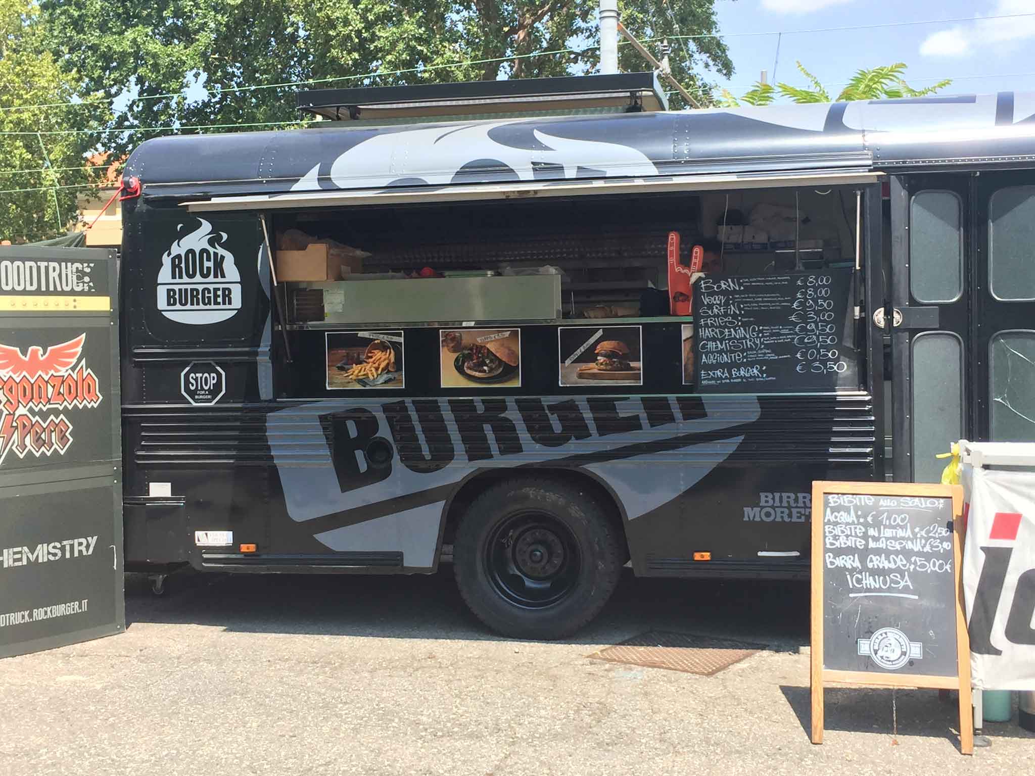 rock burger milano food truck