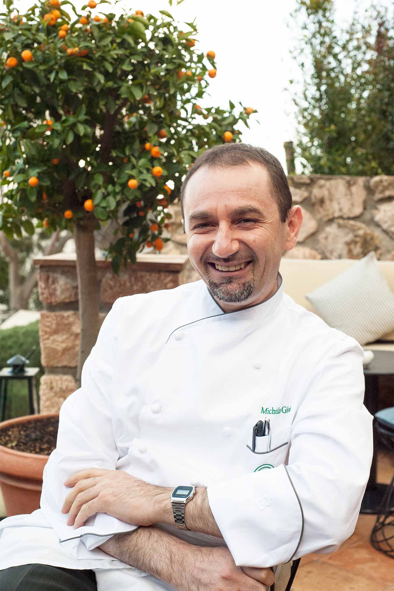 Michelino Gioia chef de Il Pellicano stella michelin
