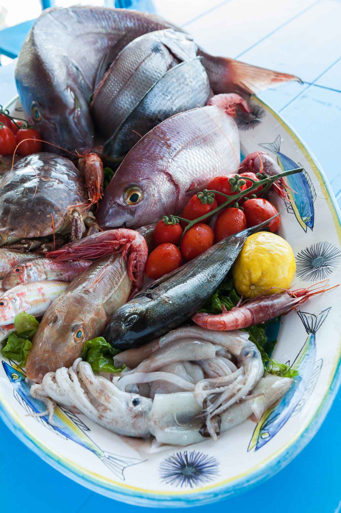 Riccio ristorante Capri pesce fresco