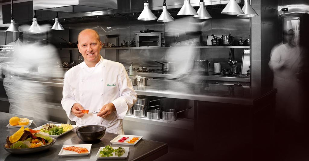 Heinz Beck, chef de La Pergola all'hotel Cavalieri Hilton