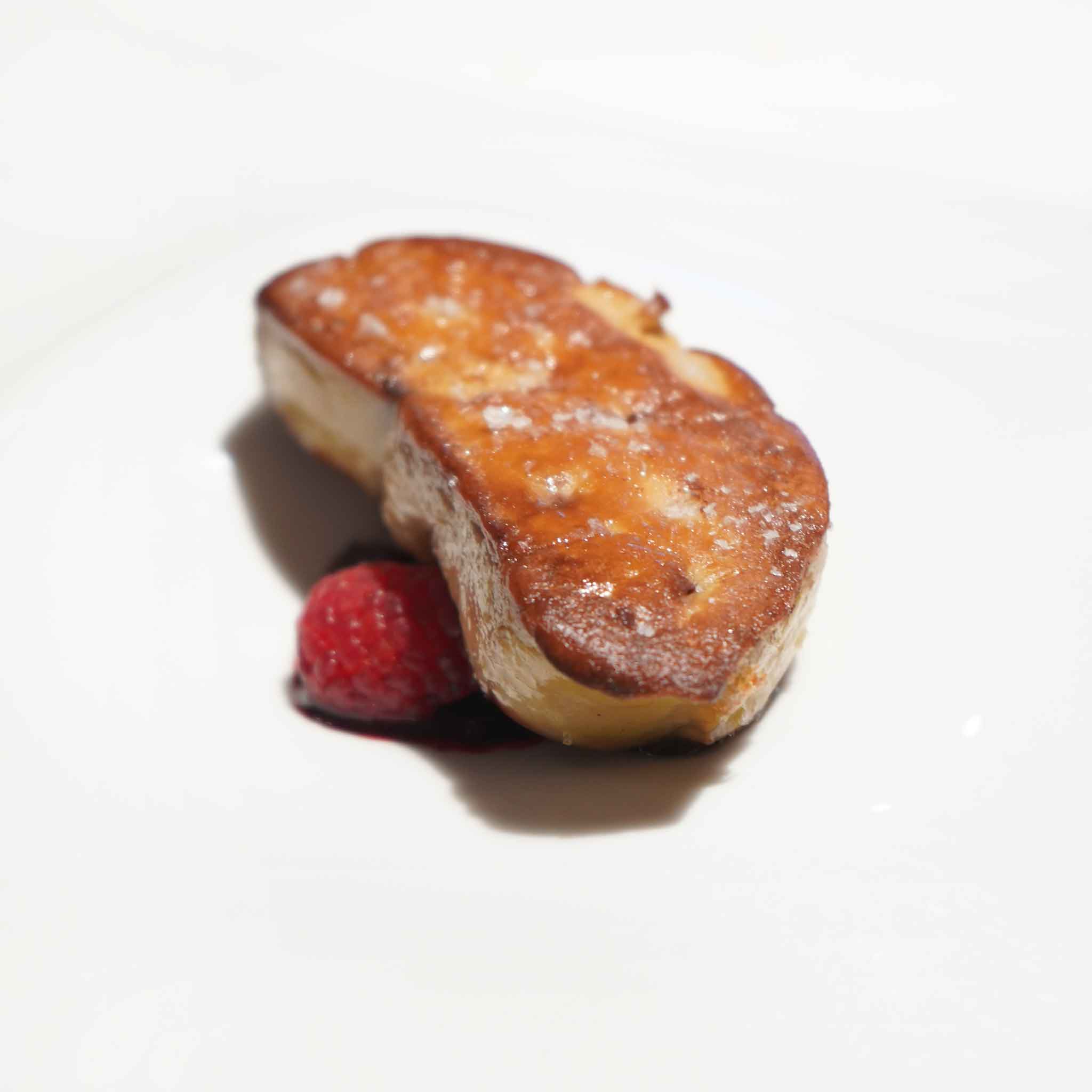 la scaloppa di foie gras del ristorante Andreina