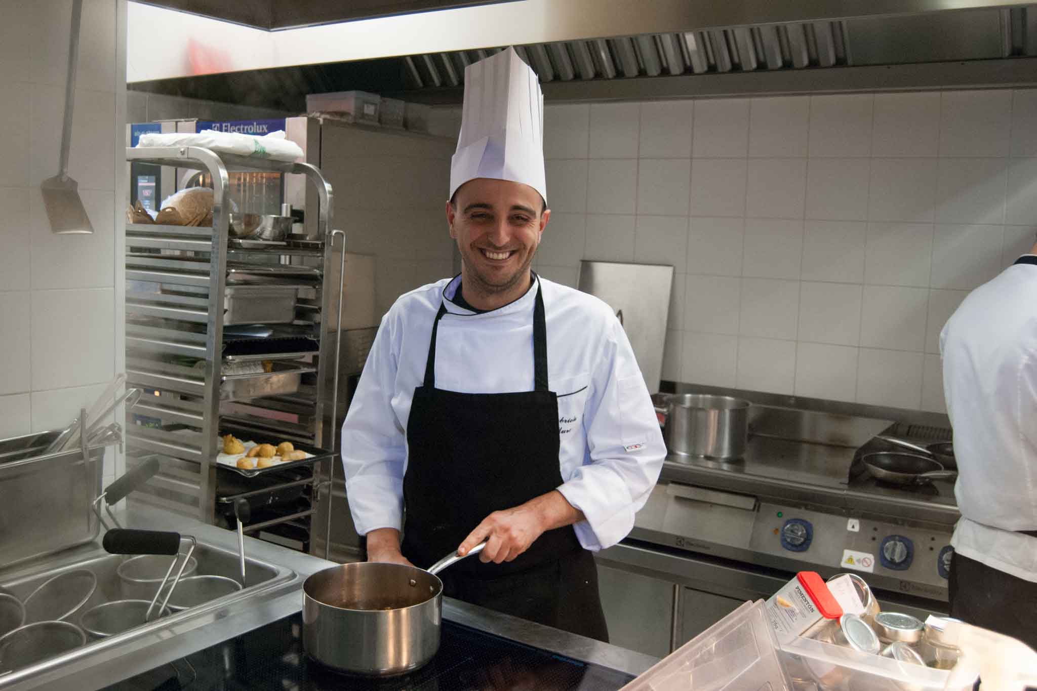 Gabriele Muro chef Adelaide al Vilon Roma centro
