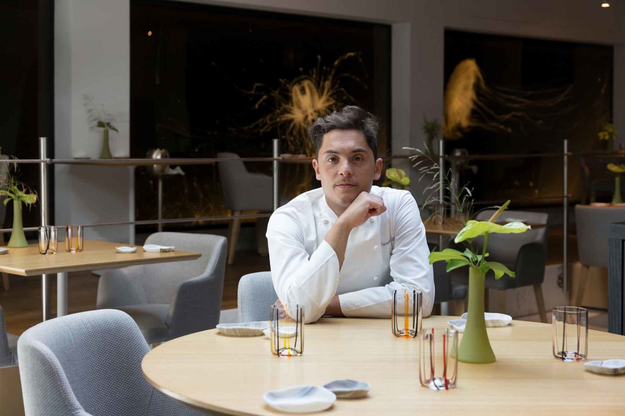 Daniele Lippi chef del ristorante Acquolina a Roma, una stella Michelin