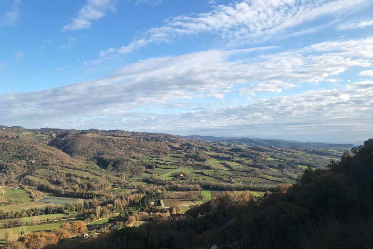 Umbria Montone paesaggio