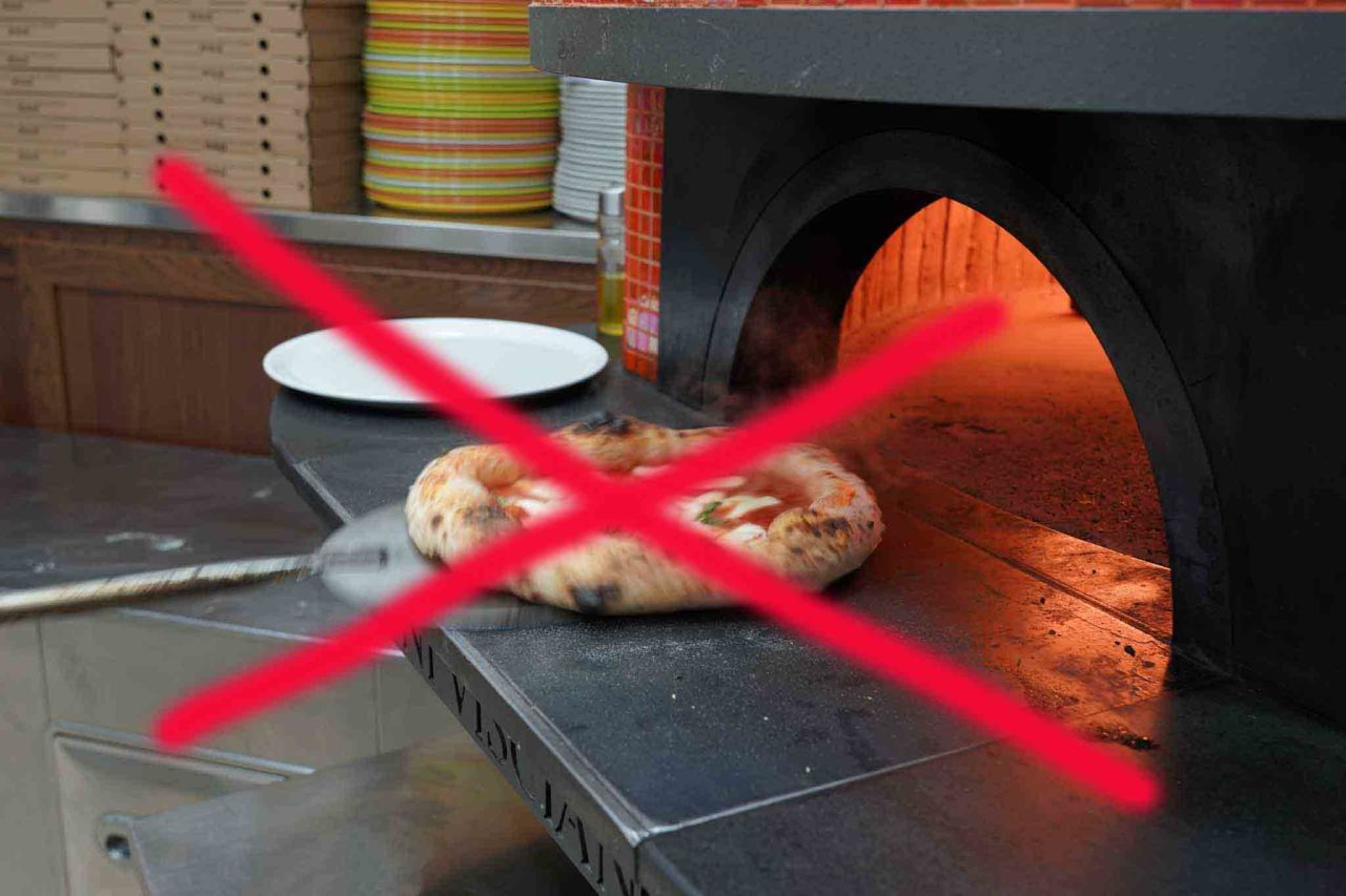 pizza al forno vietata
