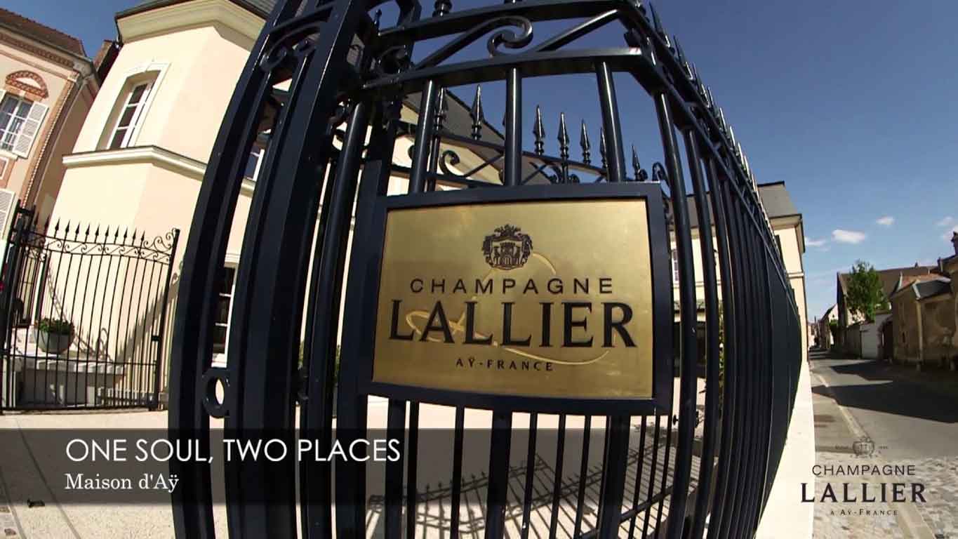 Sede della Maison Lallier ad Aÿ, Champagne