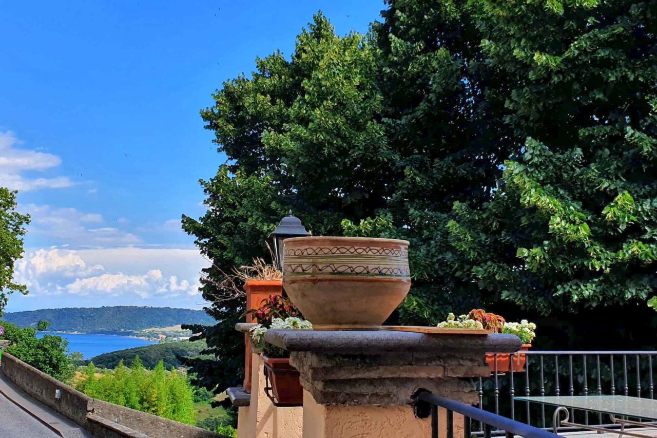 panorama dal Salotto Belvedere a Bracciano nuova apertura d'estate