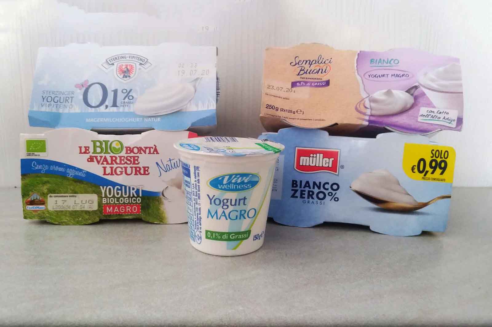 yogurt magro prova assaggio