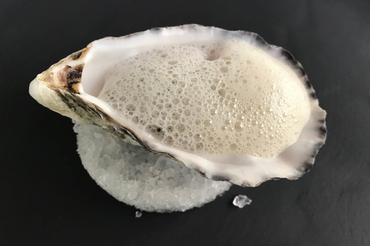 Lago di Garda ristorante Tancredi tartare ostrica tonno