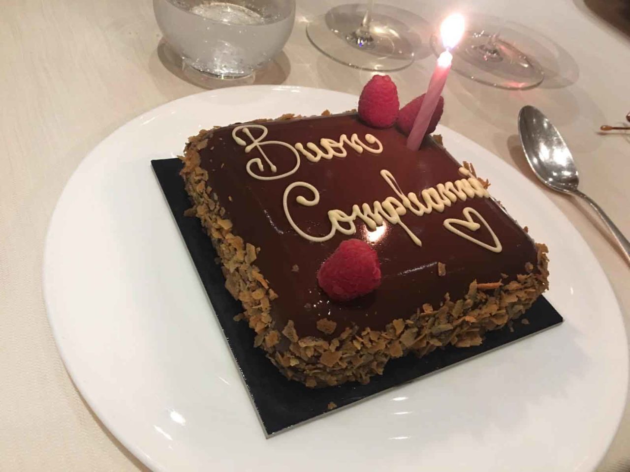 torta al cioccolato compleanno