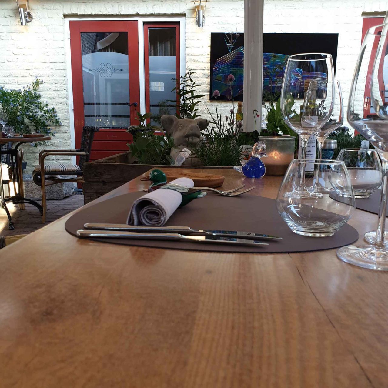 Aan Sjuuteeänjd ristorante sostenibile Olanda tavolo