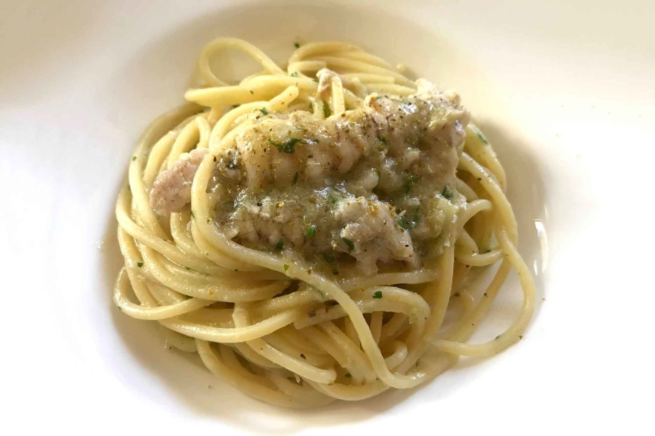 spaghetti con le canocchie Ristorante Rosenbar Gorizia