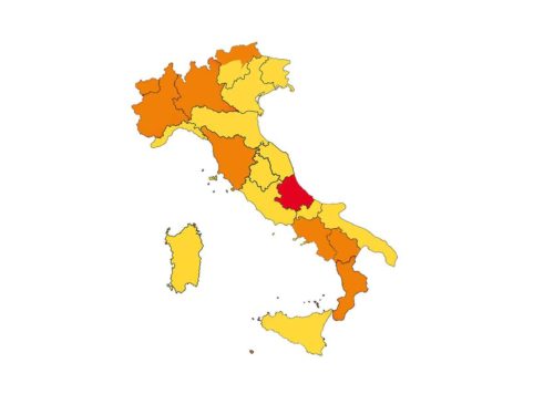 nuove zone gialle Italia 6 dicembre