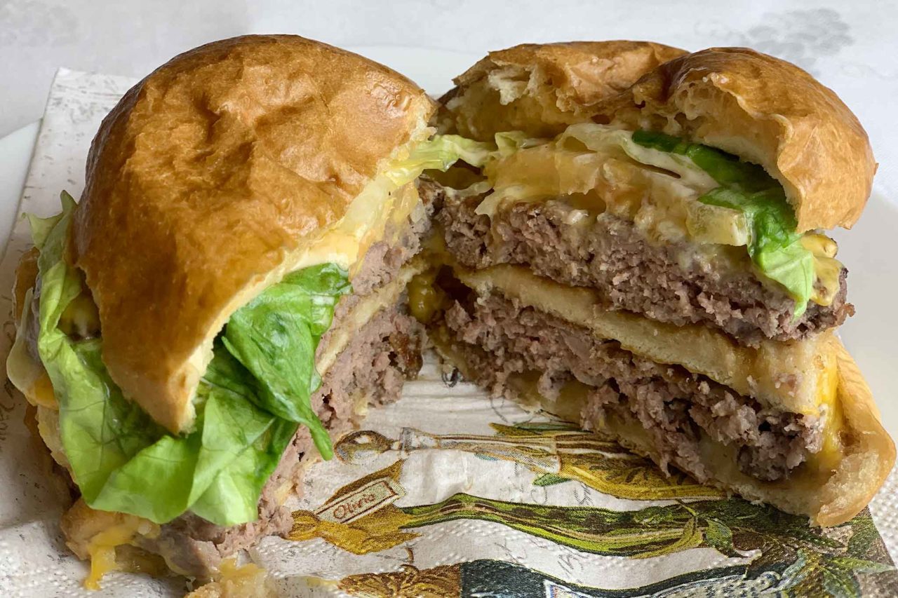 Emanuel Burger Bar Salerno hamburger doppio