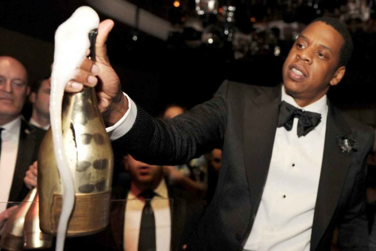 Jay Z Moët hennessy Ace of Spades champagne armand de brignac