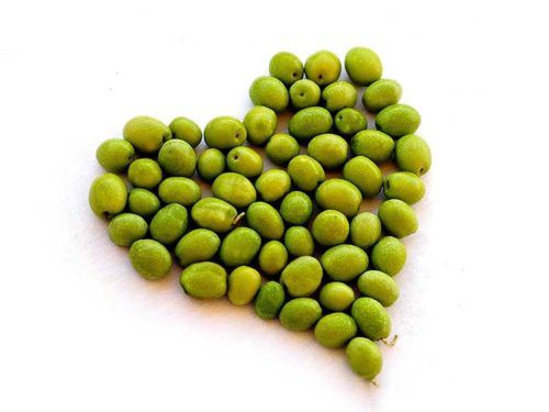olive cuore e olio extravergine di oliva