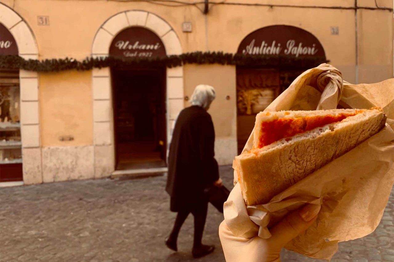 voglia di pizza a Roma antico forno del ghetto