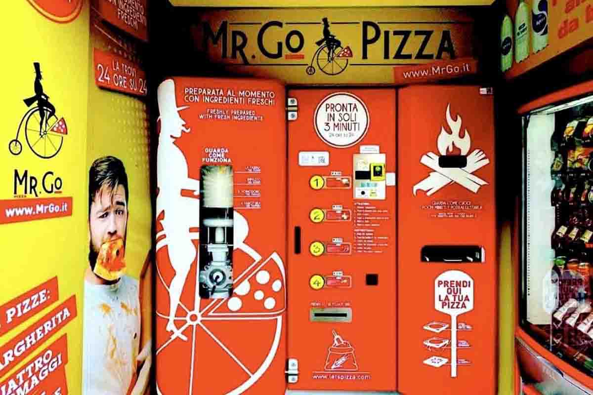 Distributore automatico pizza Roma mr go