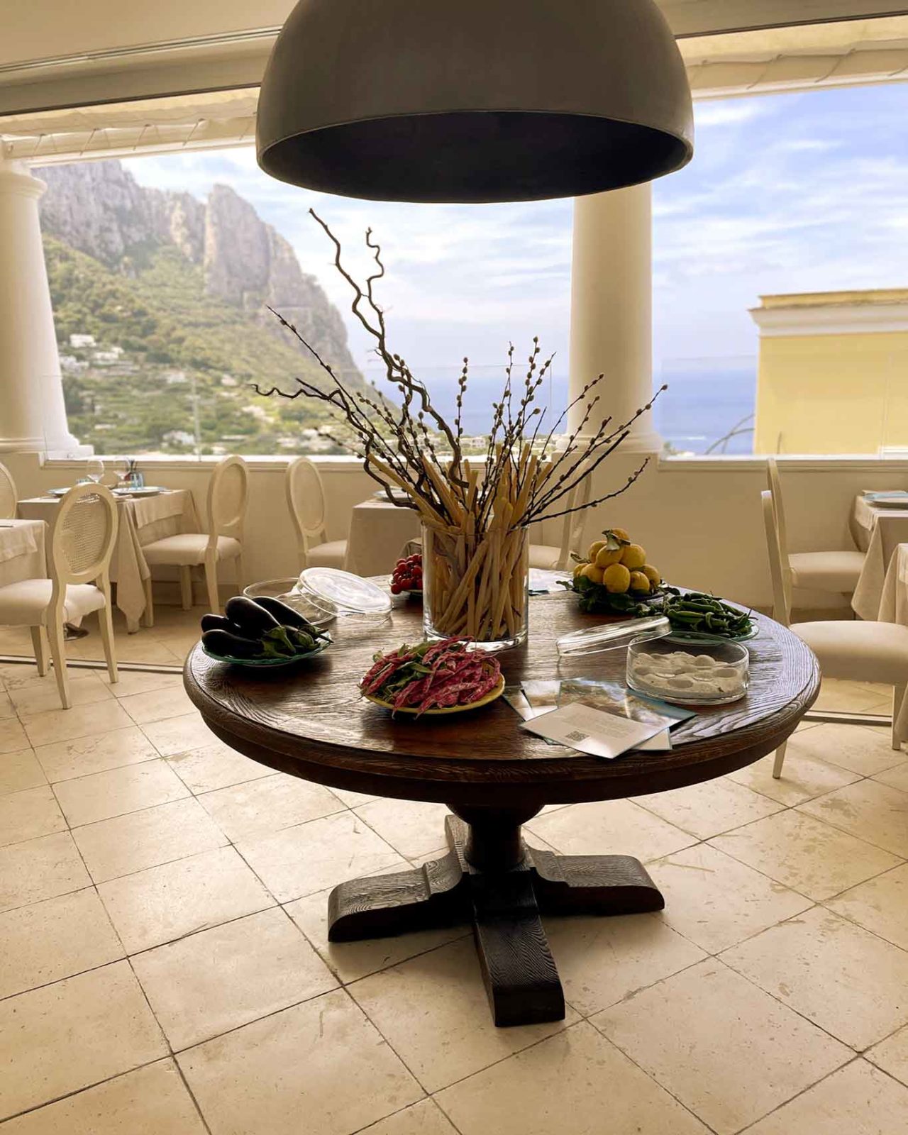 ristorante Mammà Capri panorama