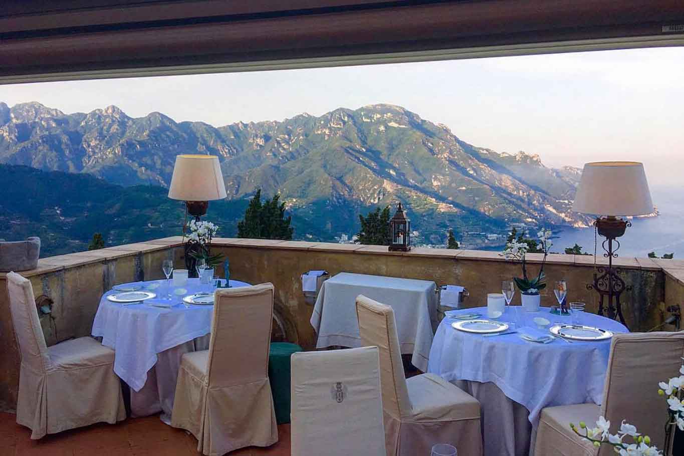 Flauto di Pan ristorante con terrazza in Costiera Amalfitana