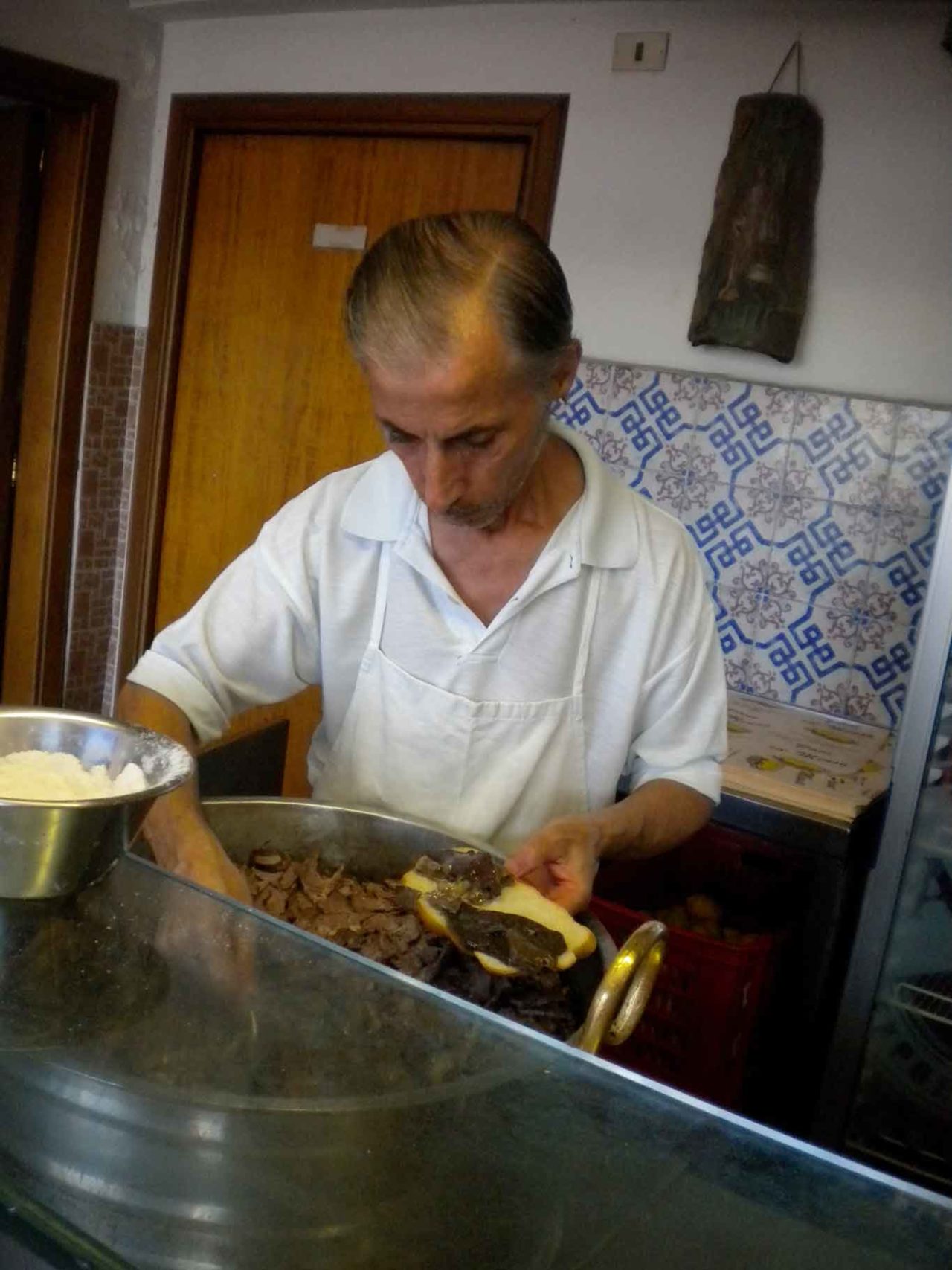 street food a Palermo: pani ca meusa