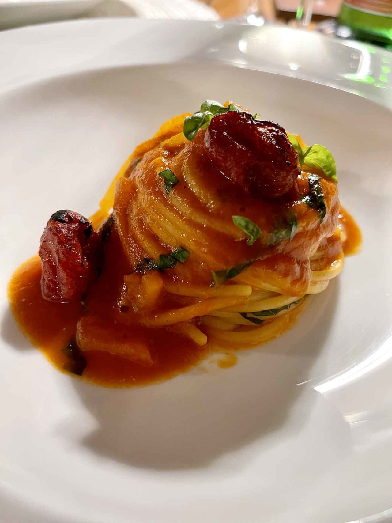 ristorante Il Corbezzolo Botania Relais Ischia: spaghetto al pomodoro
