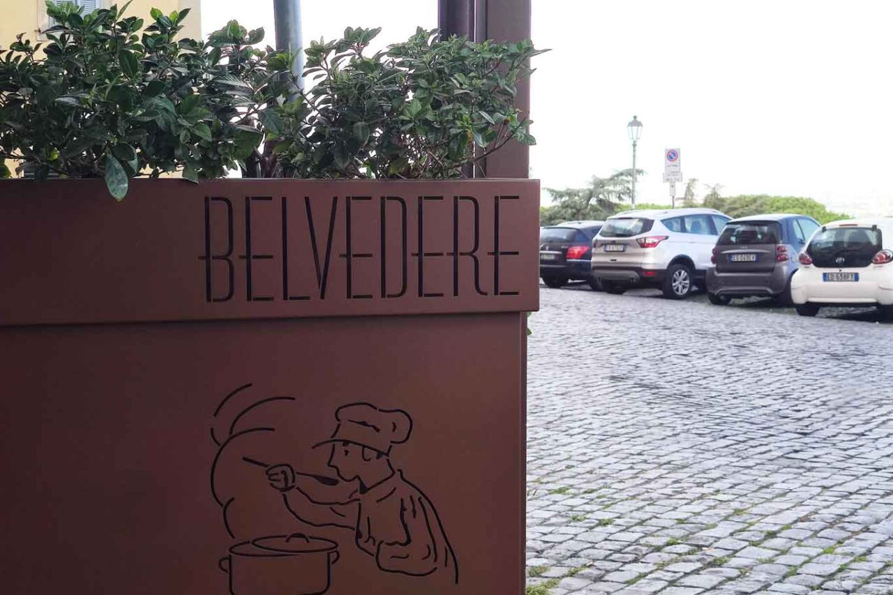 Il ristorante Belvedere di Frascati