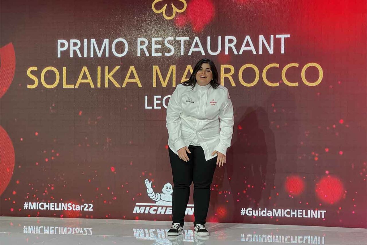 Guida Michelin 2022 Solaika Marocco del ristorante Primo Restaurant di Lecce
