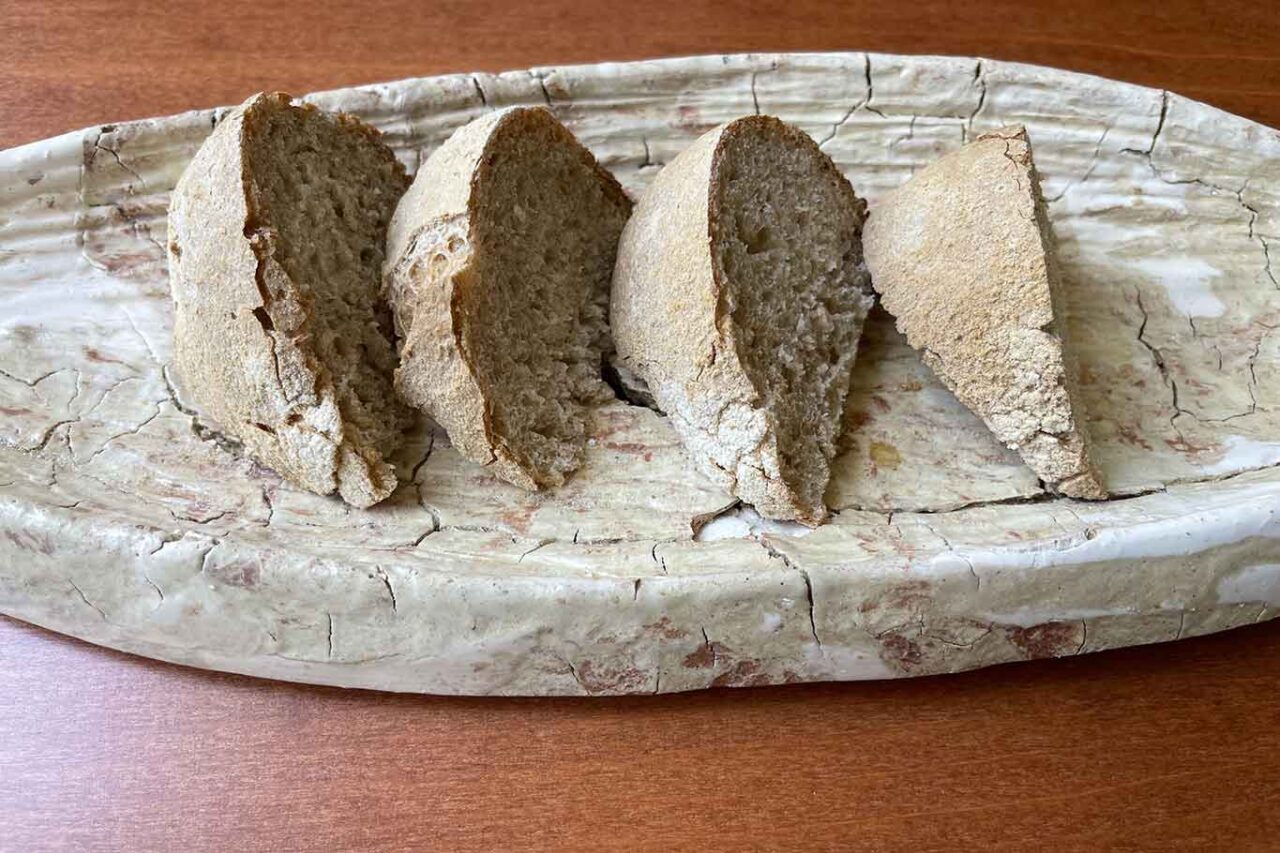 Il pane del ristorante Fattoria delle Torri a Modica