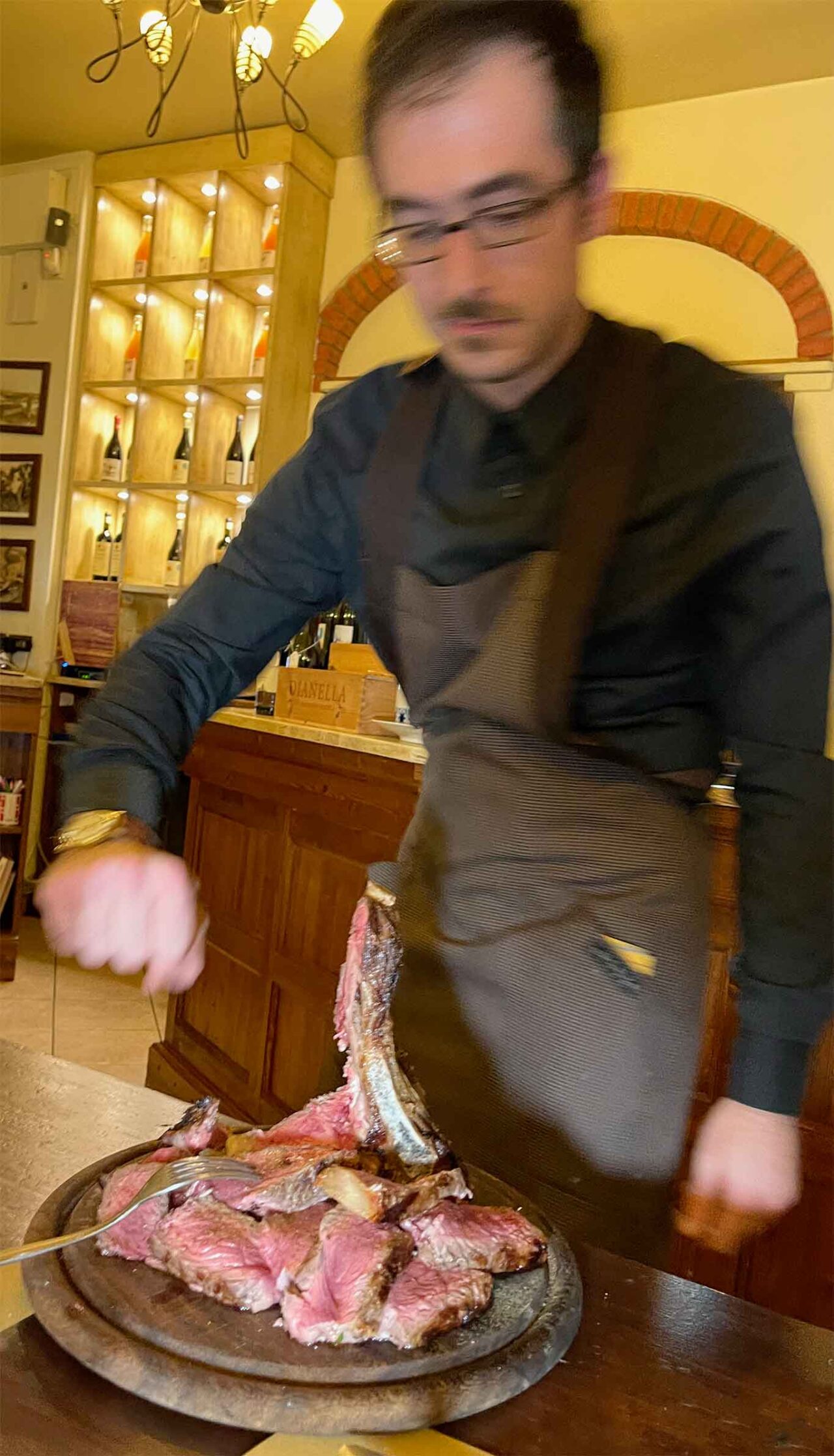 carne della trattoria Oste a Calenzano 