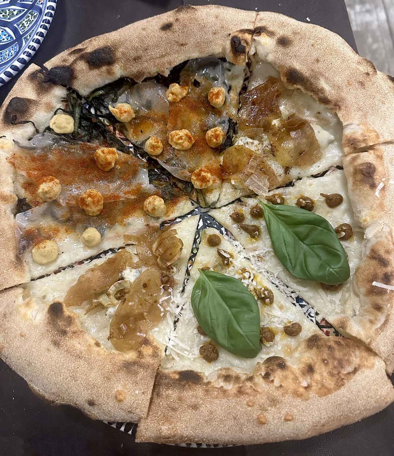 pizzeria Fiori di Zucca a Roma pizza tre gusti