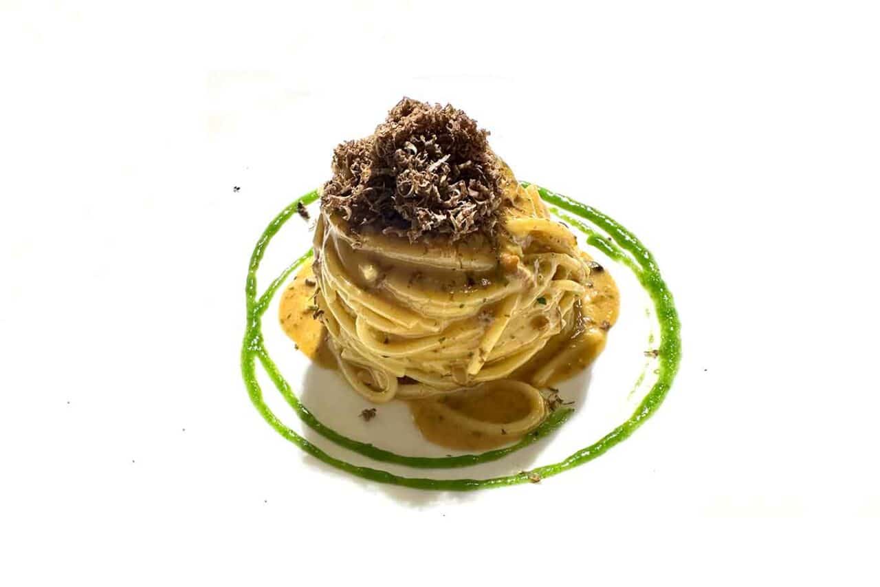ristorante di pesce Crab a Roma spaghettoni