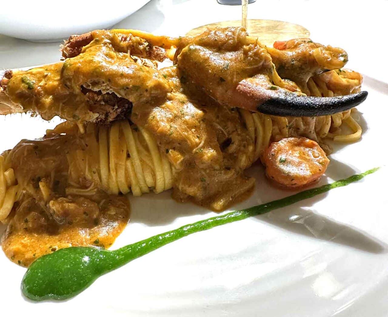 ristorante di pesce Crab a Roma tagliolini granchio