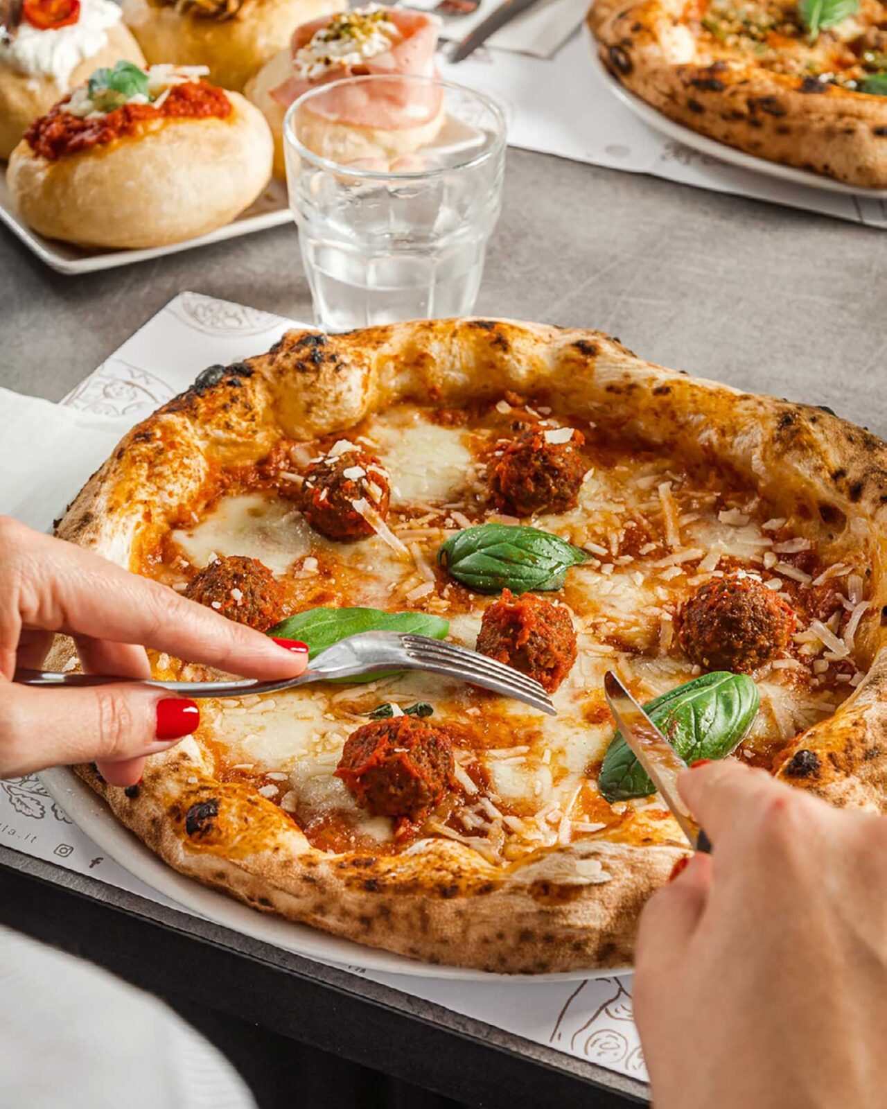 la pizza Jerry della  pizzeria Pucci e Manella a Formia