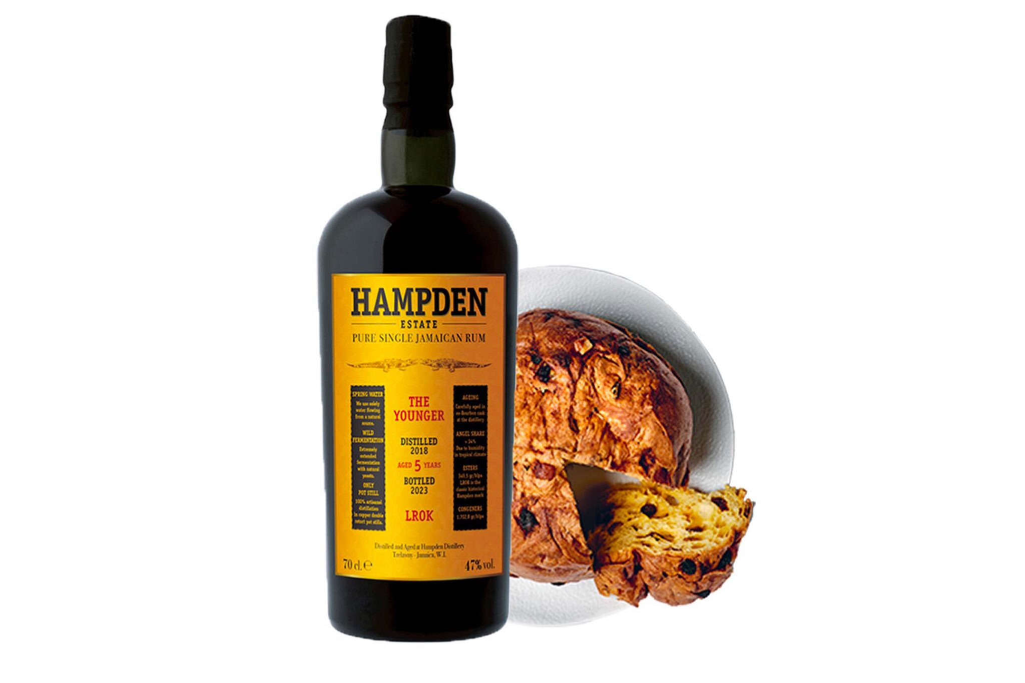 Hampden Rum con panettone