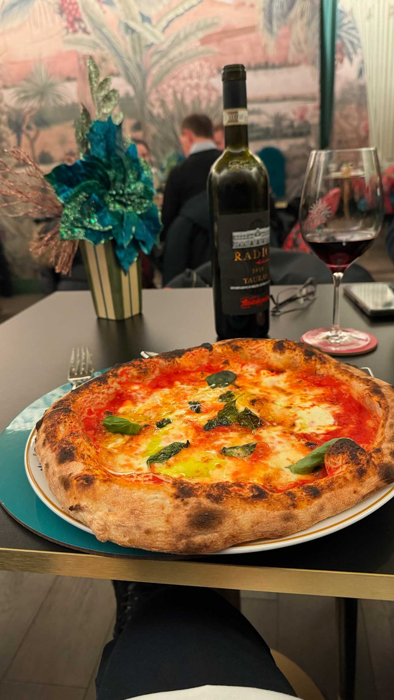 la pizza margherita della pizzeria ristorante Allegrío a Roma