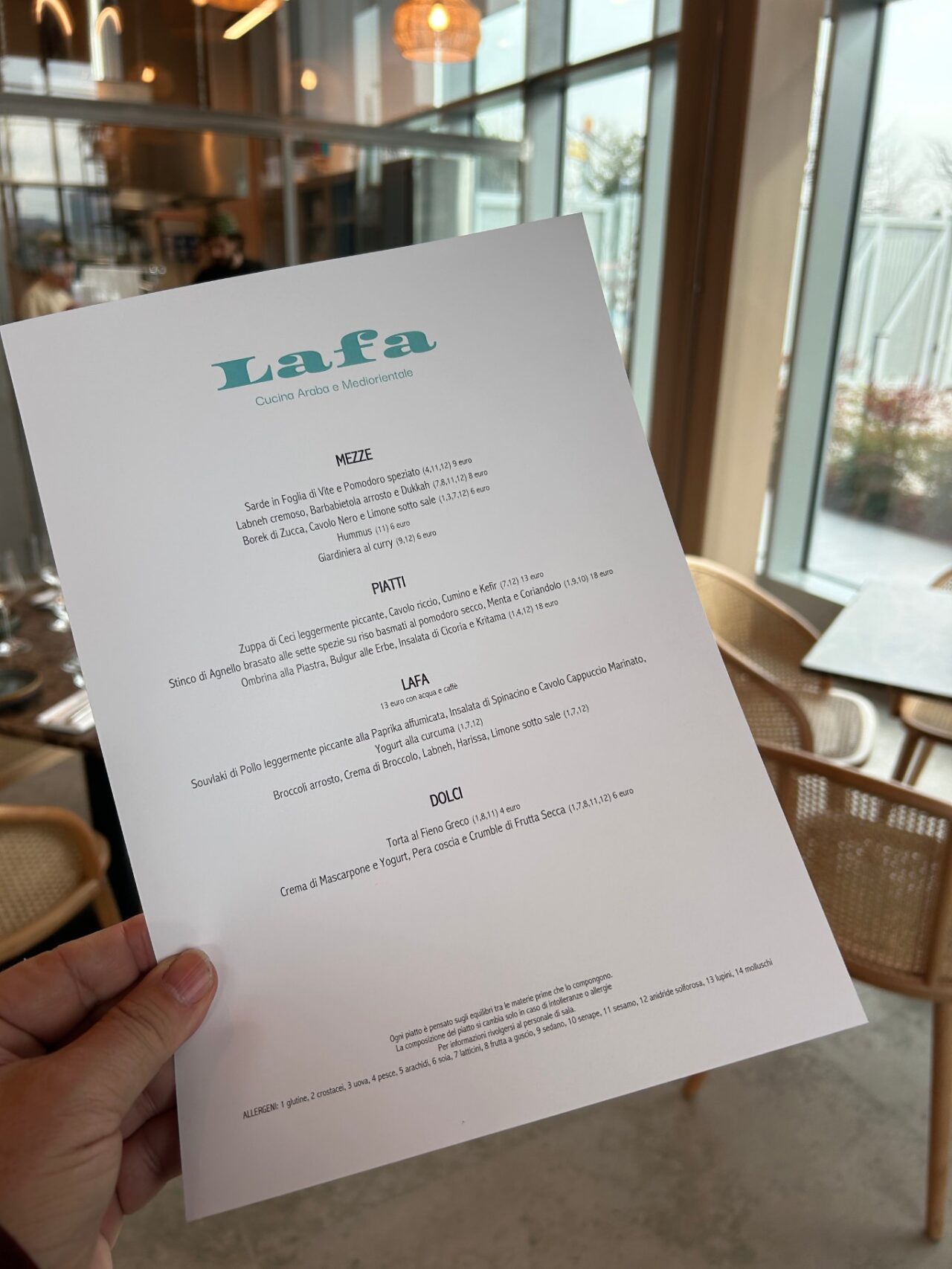 lafa menu