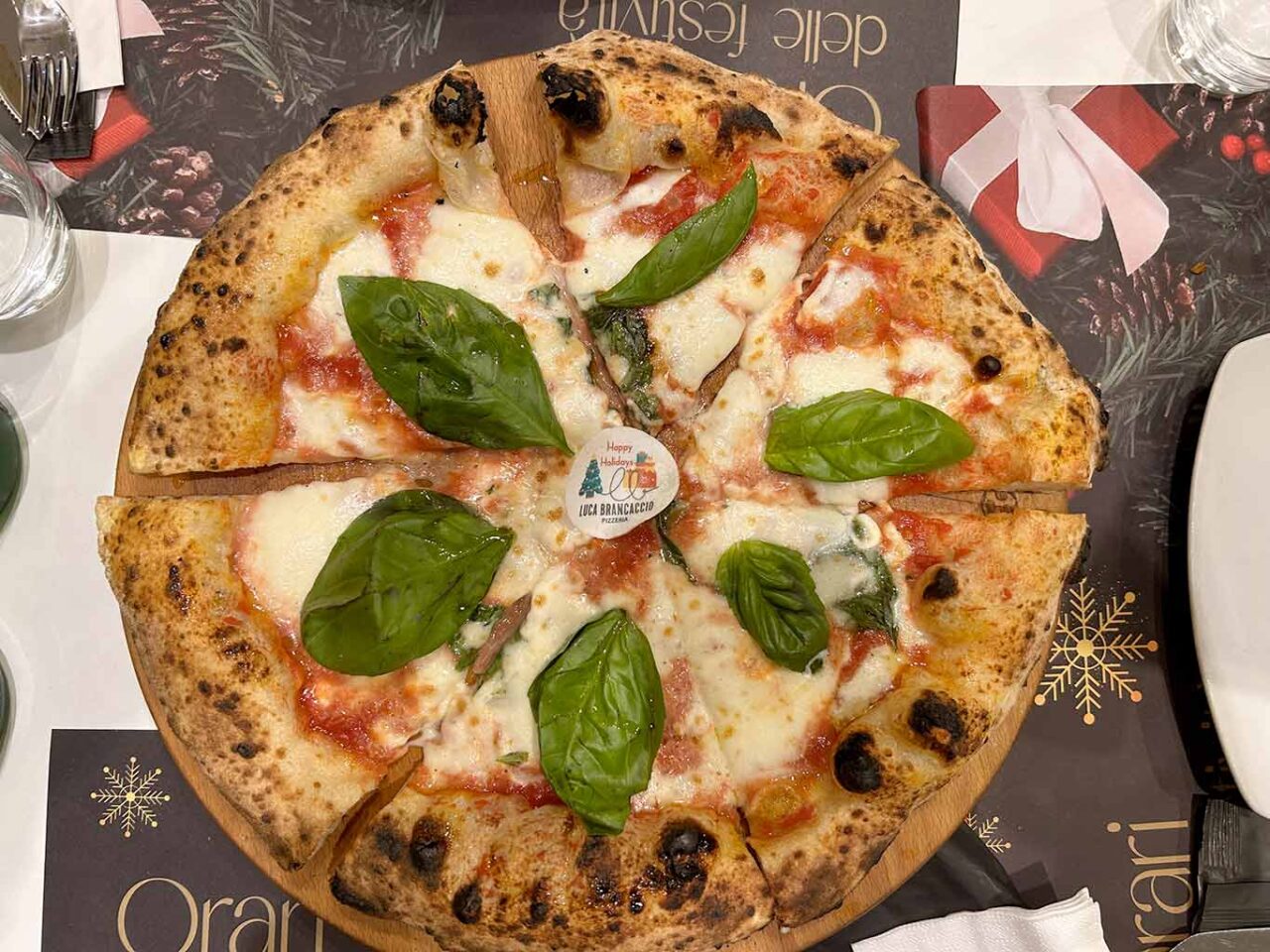la pizza margherita di Luca Brancaccio che arriva secondo nel Girone B del Campionato della Pizza 2024