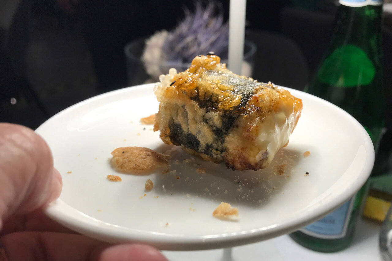 Bommaré roll baccalà in tempura
