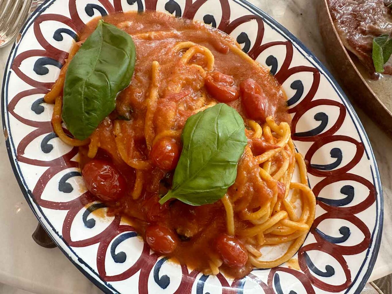 Gloria Osteria a Milano in Brera: spaghetti al pomodoro