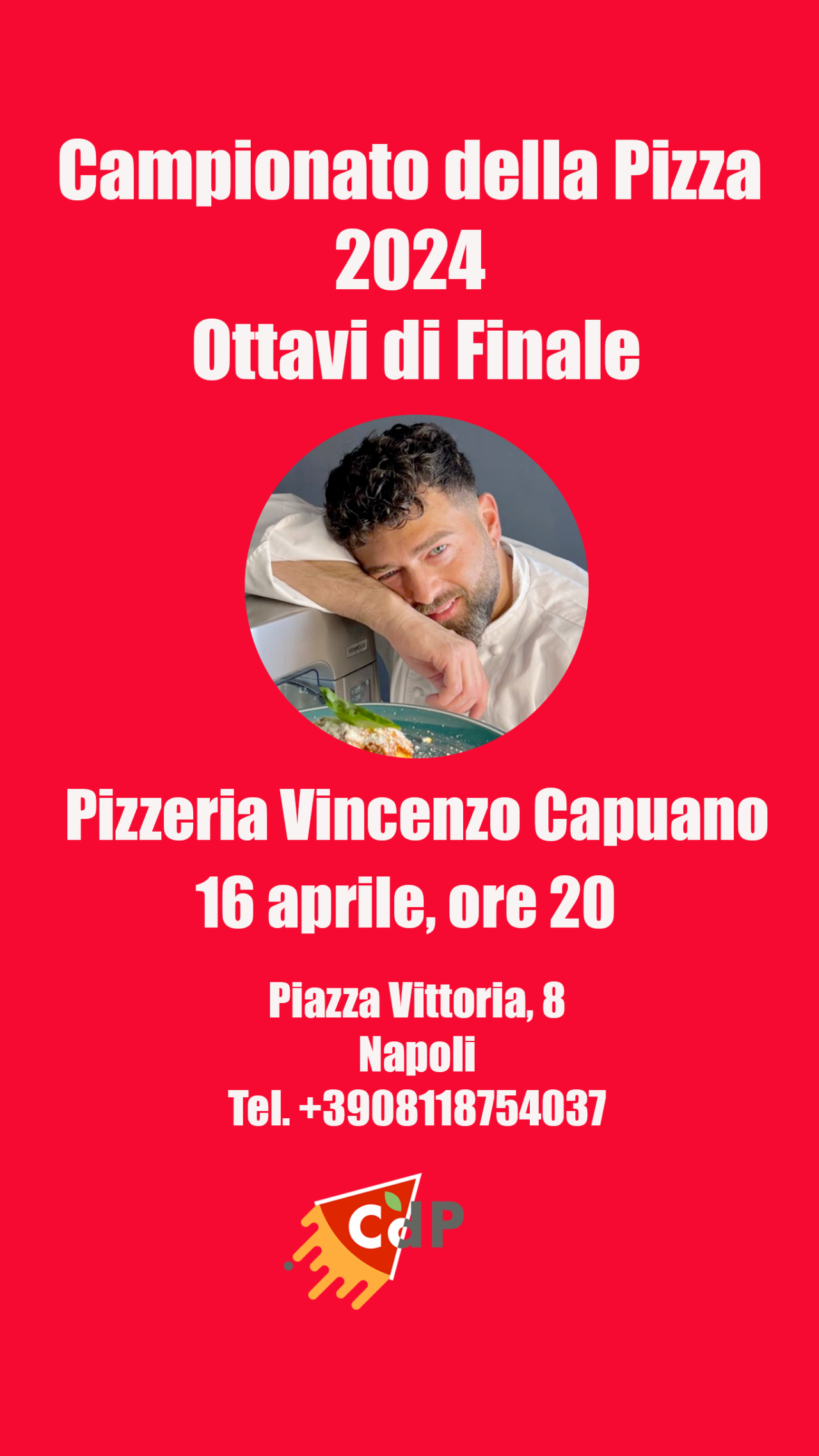 Le migliori pizzerie della Campania negli Ottavi di Finale del Campionato della Pizza 2024: Vincenzo Capuano